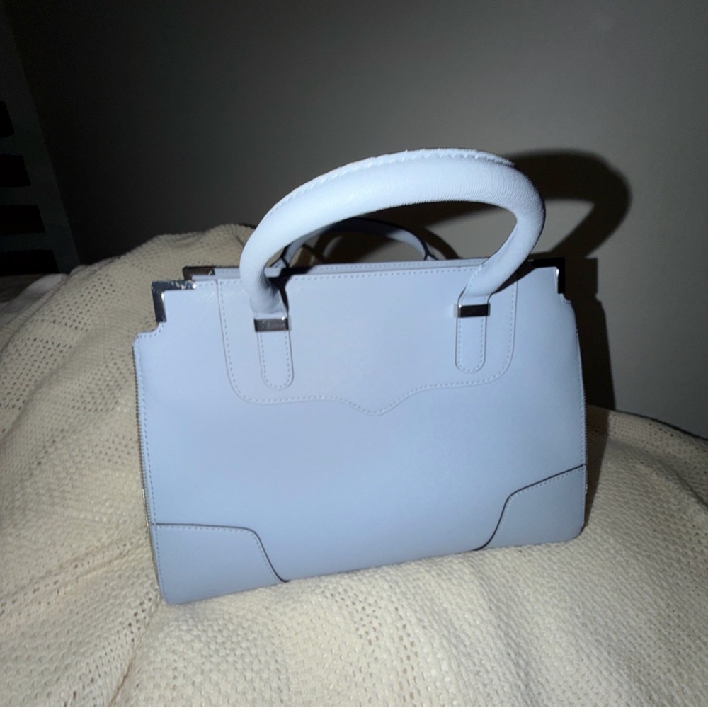 Rebecca Minkoff Light Blue Amorous Satchel/Crossbody Medium Bag - Picture 5 of 9